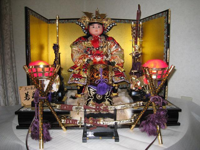 ☆ 五月人形 ☆ 若武者飾り ☆ 昭和レトロ ☆ 菊水作  < インテリア/ライフ  ☆ 五月人形 ☆ 若武者飾り ☆ 昭和レトロ ☆ 菊水作   < インテリア/ライフの