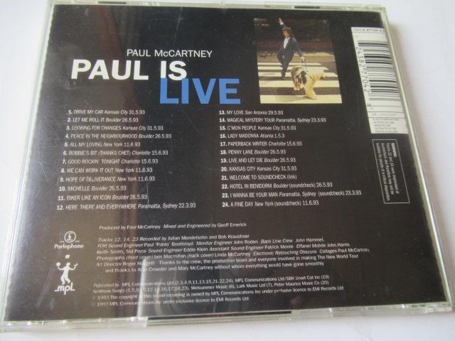 ポール・マッカートニー CD 「Paul Is Live」   輸入盤 < CD/DVD/ビデオ  ポール・マッカートニー CD 「Paul Is Live」   輸入盤 < CD/DVD/ビデオの
