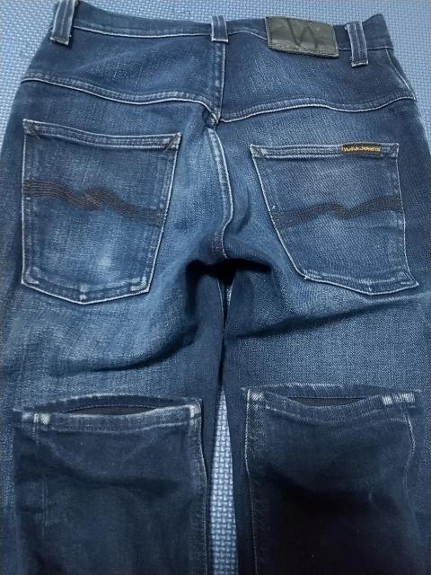 Nudie Jeans ストレッチ スキニーデニムパンツ サイズ28 青 ブルー ジーンズ 古着 細身 ボトムス DENIM < ブランド  Nudie Jeans ストレッチ スキニーデニムパンツ サイズ28 青 ブルー ジーンズ 古着 細身 ボトムス DENIM < ブランドの
