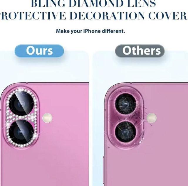 《New》iPhone16/iPhone16Plus★ラインストーン・カメラ保護カバー(黒)+カメラ保護フィルム<おまけ付き> < 家電/AV  《New》iPhone16/iPhone16Plus★ラインストーン・カメラ保護カバー(黒)+カメラ保護フィルム<おまけ付き> < 家電/AVの