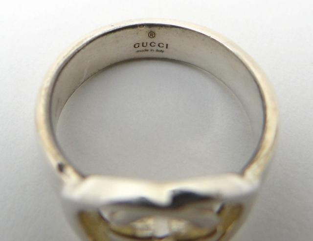 GUCCI グッチ インターロッキング リング 指輪 #15 SV925<USED>【送料無料】 < ブランド  GUCCI グッチ インターロッキング リング 指輪 #15 SV925<USED>【送料無料】 < ブランドの