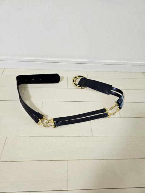 チェーンgoldバックル ベルト黒 < 女性ファッション  チェーンgoldバックル ベルト黒 < 女性ファッションの