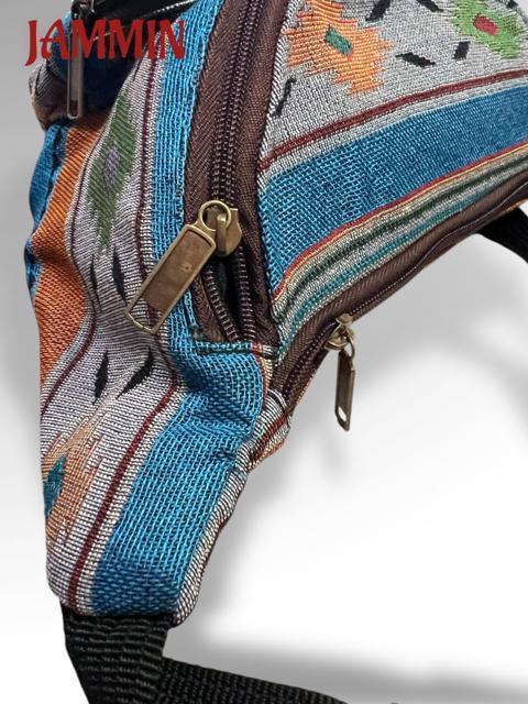 織り柄ウエストバッグ ボディバッグ アジアン 男女兼用 エスニック ヒッピー < 男性ファッション  織り柄ウエストバッグ ボディバッグ アジアン 男女兼用 エスニック ヒッピー < 男性ファッションの