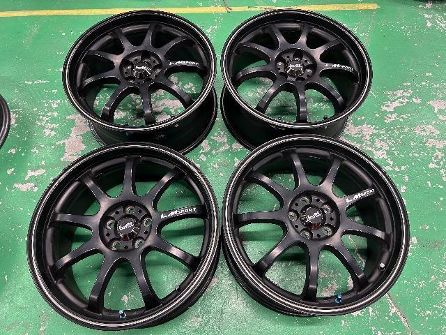 8072111)ウェッズLMスポーツ4本30プリウス取り外し17インチPCD100-5Hマットブラックラインポリッシュ送料無料 < 自動車/バイク 8072111)ウェッズLMスポーツ4本30プリウス取り外し17インチPCD100-5Hマットブラックラインポリッシュ送料無料 < 自動車/バイク