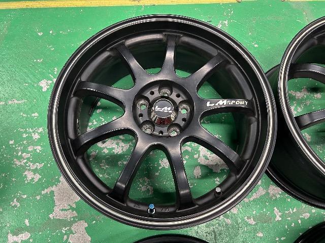 8072111)ウェッズLMスポーツ4本30プリウス取り外し17インチPCD100-5Hマットブラックラインポリッシュ送料無料 < 自動車/バイク 8072111)ウェッズLMスポーツ4本30プリウス取り外し17インチPCD100-5Hマットブラックラインポリッシュ送料無料 < 自動車/バイク