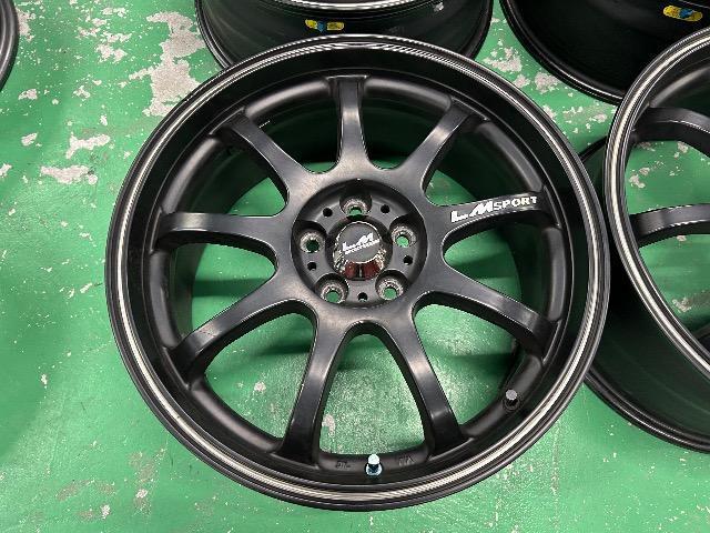 8072111)ウェッズLMスポーツ4本30プリウス取り外し17インチPCD100-5Hマットブラックラインポリッシュ送料無料 < 自動車/バイク 8072111)ウェッズLMスポーツ4本30プリウス取り外し17インチPCD100-5Hマットブラックラインポリッシュ送料無料 < 自動車/バイク