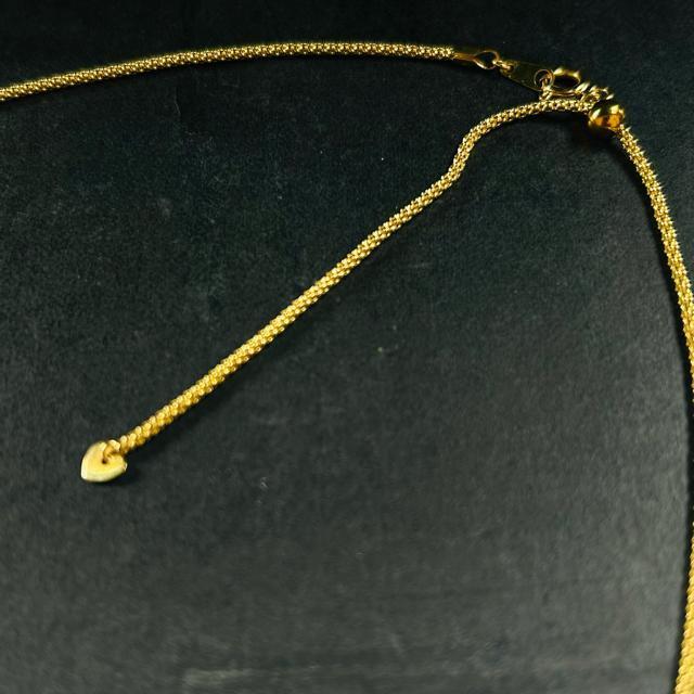k18 750 ITALY  ネックレス  18金 アジャスター 約50cm 4.3g デザインネックレス ゴールド < 女性アクセサリー/時計  k18 750 ITALY  ネックレス  18金 アジャスター 約50cm 4.3g デザインネックレス ゴールド < 女性アクセサリー/時計の