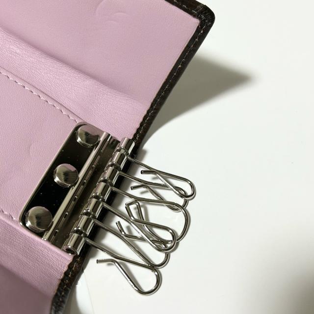 美品 COACH コーチ シグネチャー 6連 キーケース 鍵入れ キャンバス レザー ベージュ ブラウン < 女性ファッション  美品 COACH コーチ シグネチャー 6連 キーケース 鍵入れ キャンバス レザー ベージュ ブラウン < 女性ファッションの