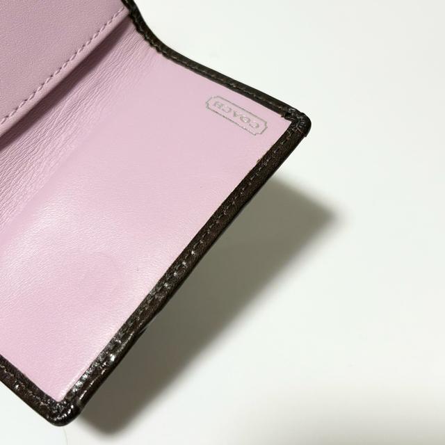 美品 COACH コーチ シグネチャー 6連 キーケース 鍵入れ キャンバス レザー ベージュ ブラウン < 女性ファッション  美品 COACH コーチ シグネチャー 6連 キーケース 鍵入れ キャンバス レザー ベージュ ブラウン < 女性ファッションの