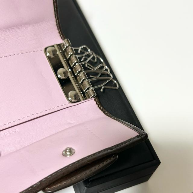 美品 COACH コーチ シグネチャー 6連 キーケース 鍵入れ キャンバス レザー ベージュ ブラウン < 女性ファッション  美品 COACH コーチ シグネチャー 6連 キーケース 鍵入れ キャンバス レザー ベージュ ブラウン < 女性ファッションの