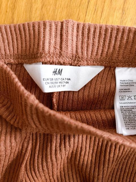 H&M uXpbc 9 128cm uE  LbY/xr[ 