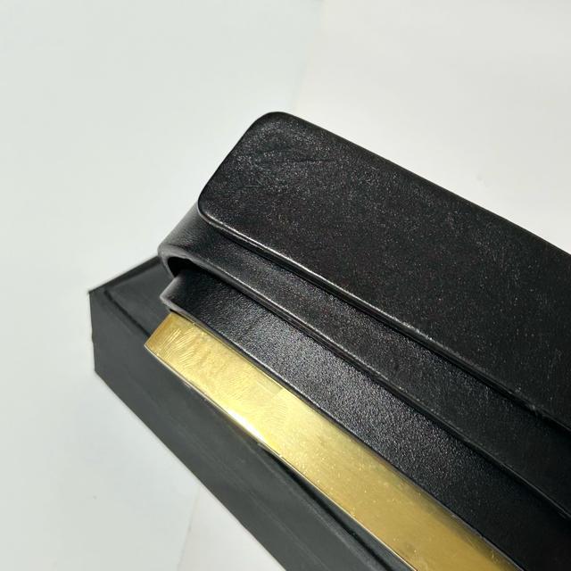 GUCCI �O�b�` ���U�[ �x���g 70/28 036�E2194�E1346�E8 �u���b�N �S�[���h �x���g �� �u�����h�� 