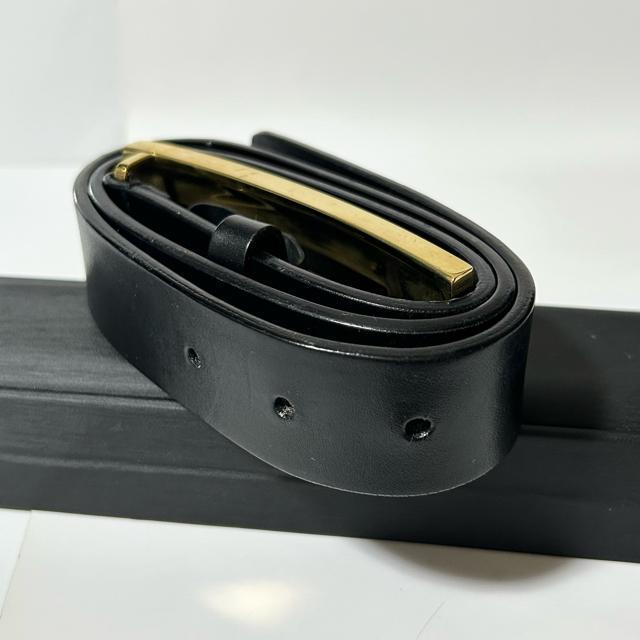 GUCCI �O�b�` ���U�[ �x���g 70/28 036�E2194�E1346�E8 �u���b�N �S�[���h �x���g �� �u�����h�� 