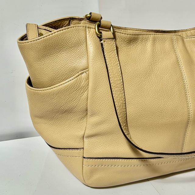 COACH �R�[�` F23284 ���U�[ �n���h�o�b�O �g�[�g �V�����_�[�o�b�O ���|�� ���f�B�[�X �x�[�W�� �� �u�����h�� 