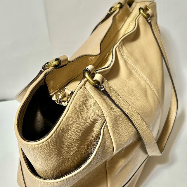 COACH �R�[�` F23284 ���U�[ �n���h�o�b�O �g�[�g �V�����_�[�o�b�O ���|�� ���f�B�[�X �x�[�W�� �� �u�����h�� 