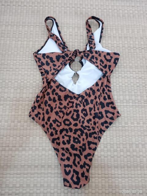 レオパード柄 ワンピース水着 Sサイズ(US) < 女性ファッション レオパード柄 ワンピース水着 Sサイズ(US) < 女性ファッションの