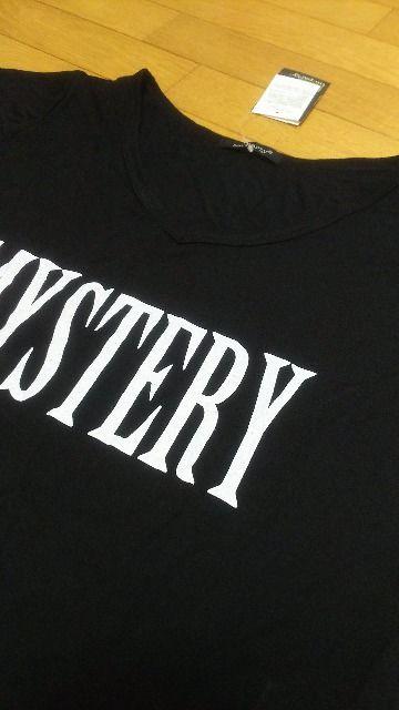 後ろロング★横スリットロゴT★L < 女性ファッション  後ろロング★横スリットロゴT★L < 女性ファッションの