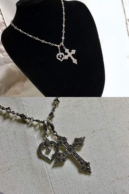 正規 良品 Loree Rodkinローリーロドキン ゴシック オープンハートペンダント SV925 ネックレス トップ < ブランド  正規 良品 Loree Rodkinローリーロドキン ゴシック オープンハートペンダント SV925 ネックレス トップ < ブランドの