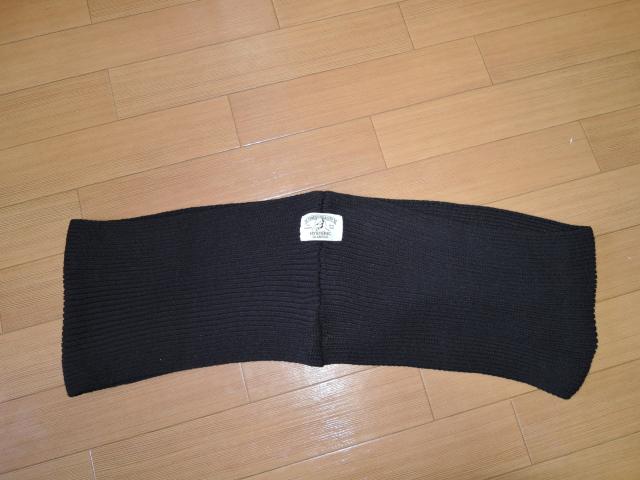 ヒステリックグラマーHYSTERIC GLAMOURマフラー黒ニット < ブランド  ヒステリックグラマーHYSTERIC GLAMOURマフラー黒ニット < ブランドの