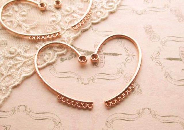 イヤーフック7カン1ペアピンクゴールド < ペット/手芸/園芸  イヤーフック7カン1ペアピンクゴールド  < ペット/手芸/園芸の