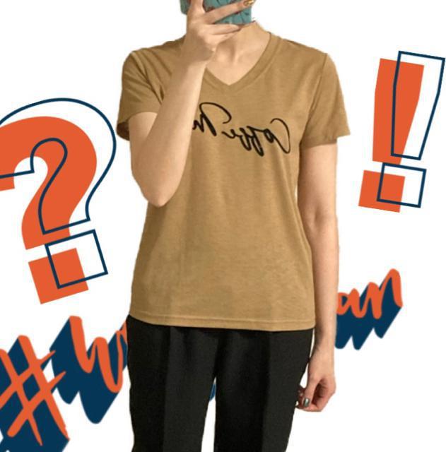AZUL◎Vネック半袖Tシャツ◎キャメルベージュ(M)美品 < ブランド AZUL◎Vネック半袖Tシャツ◎キャメルベージュ(M)美品 < ブランドの