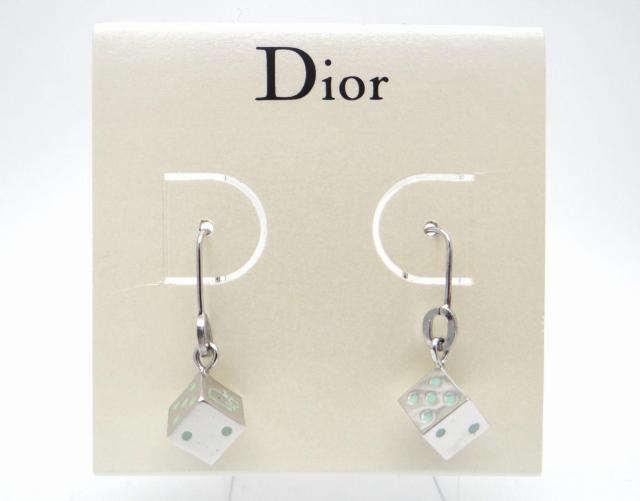 Christian Dior ディオール ダイス サイコロ キューブ ピアス<USED>【送料無料】 < ブランド Christian Dior ディオール ダイス サイコロ キューブ ピアス<USED>【送料無料】 < ブランドの