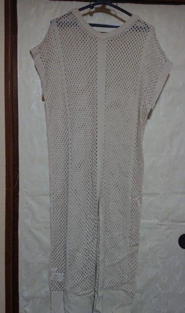 即決 y/m (イム) 2wayメッシュロングワンピース アイボリー < 女性ファッション  即決 y/m (イム) 2wayメッシュロングワンピース アイボリー < 女性ファッションの