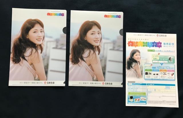 〇 綾瀬はるか 「クリアファィル2枚+チラシ1枚 」 < タレントグッズ  〇 綾瀬はるか 「クリアファィル2枚+チラシ1枚 」  < タレントグッズの