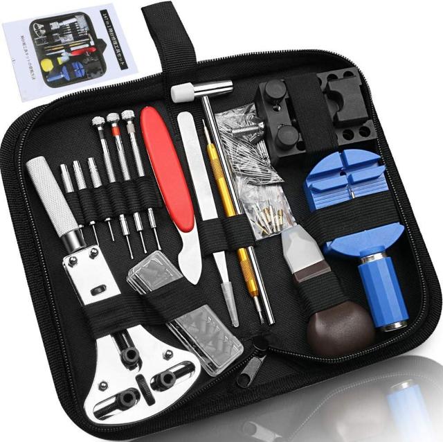 時計工具 時計修理 電池交換 腕時計ベルト調整 バンド調整 時計道具セット 時計用工具  腕時計修理工具キット (147点セット) < ペット/手芸/園芸  時計工具 時計修理 電池交換 腕時計ベルト調整 バンド調整 時計道具セット 時計用工具  腕時計修理工具キット (147点セット)  < ペット/手芸/園芸の