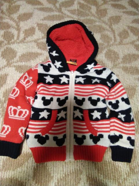 子供服   ベビードール  ミッキーマウス   ニットパーカー  100cm < キッズ/ベビー  子供服   ベビードール  ミッキーマウス   ニットパーカー  100cm  < キッズ/ベビーの