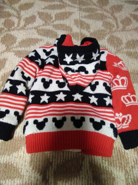 子供服   ベビードール  ミッキーマウス   ニットパーカー  100cm < キッズ/ベビー  子供服   ベビードール  ミッキーマウス   ニットパーカー  100cm < キッズ/ベビーの