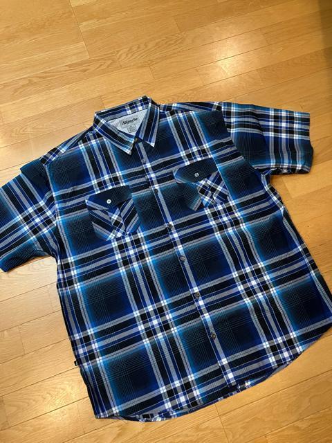 Ablanche NEWYORK  アバランチ  ハンサムチェック  半袖シャツ サイズ XXL位 < 男性ファッション  Ablanche NEWYORK  アバランチ  ハンサムチェック  半袖シャツ サイズ XXL位  < 男性ファッションの