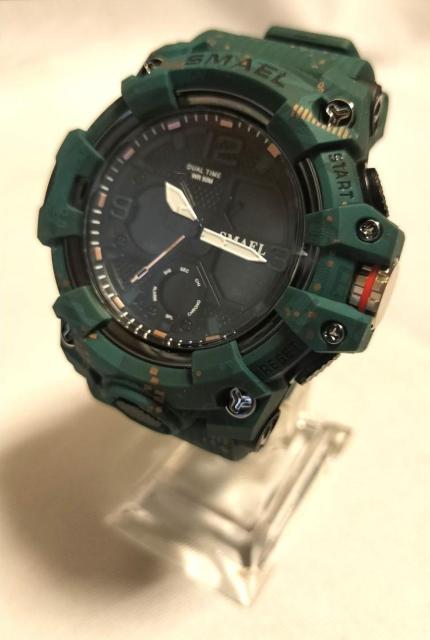 SMAEL 8008MC スポーツウォッチ(迷彩タイプ・ダークグリーン) < 男性アクセサリー/時計  SMAEL 8008MC スポーツウォッチ(迷彩タイプ・ダークグリーン) < 男性アクセサリー/時計の