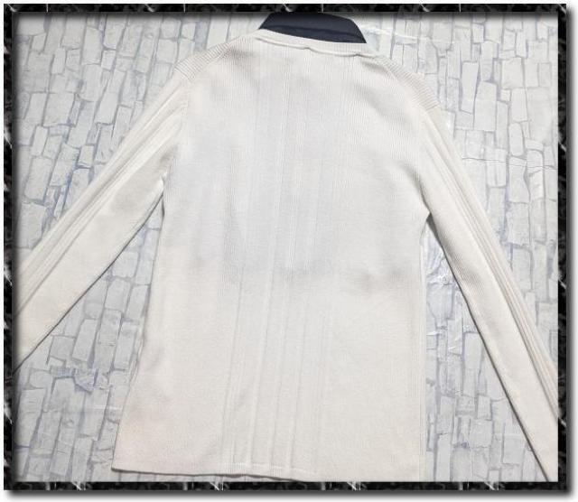 ジュンメン 重ね着風長袖ニットカットソー 白 < ブランド  ジュンメン 重ね着風長袖ニットカットソー 白 < ブランドの