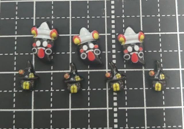 ★ハンドメイド素材★ミニミニお化け3個&プチ家4個セット・ハロウィン < 香水/コスメ/ネイル  ★ハンドメイド素材★ミニミニお化け3個&プチ家4個セット・ハロウィン < 香水/コスメ/ネイルの