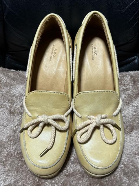 新品 近い 美品 A.P.C アーペーセー 定価6万円程 レザー 革 ウェッジソール 厚底 パンプス 38(24cm)海外ブランド < 女性ファッション 新品 近い 美品 A.P.C アーペーセー 定価6万円程 レザー 革 ウェッジソール 厚底 パンプス 38(24cm)海外ブランド < 女性ファッションの