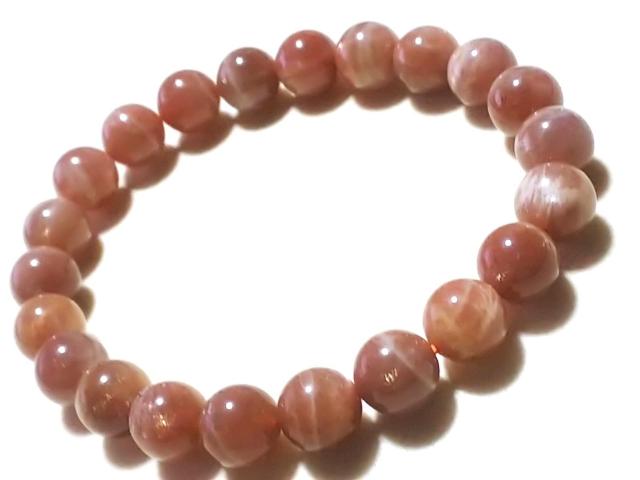 天然石★オレンジムーンストーン 9mm ブレス < 女性アクセサリー/時計 天然石★オレンジムーンストーン 9mm ブレス < 女性アクセサリー/時計の