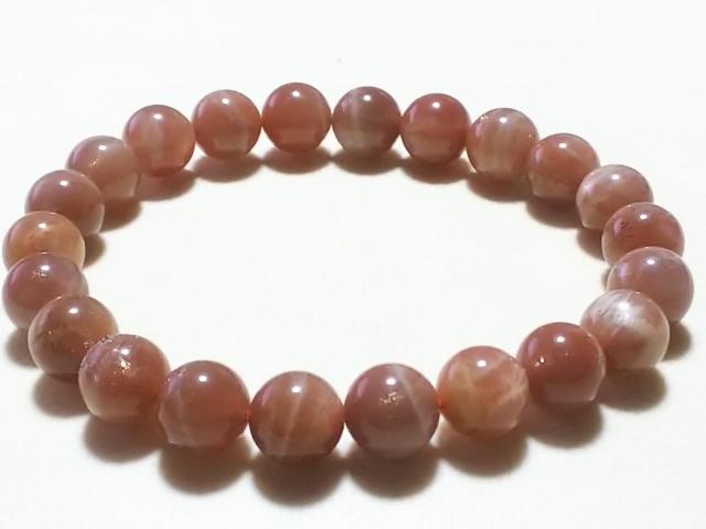 天然石★オレンジムーンストーン 9mm ブレス < 女性アクセサリー/時計 天然石★オレンジムーンストーン 9mm ブレス < 女性アクセサリー/時計の
