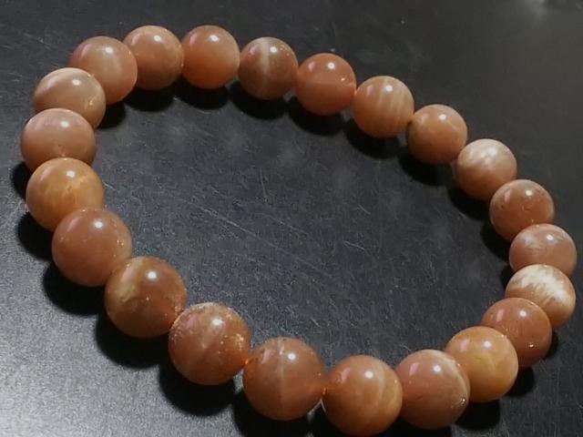 天然石★オレンジムーンストーン 9mm ブレス < 女性アクセサリー/時計 天然石★オレンジムーンストーン 9mm ブレス < 女性アクセサリー/時計の