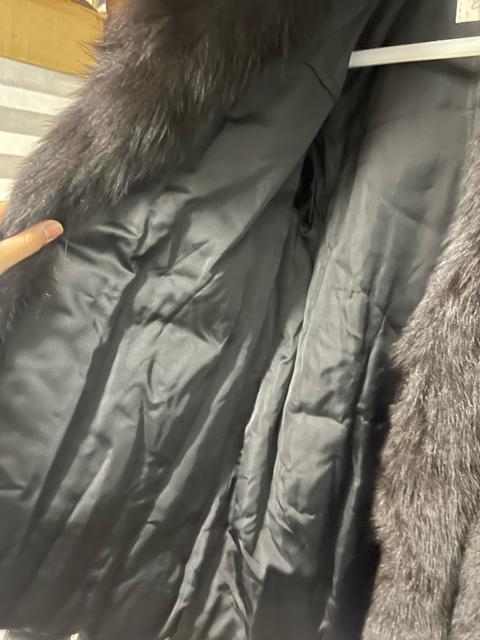 サガフォックス ブラックファーコート 毛皮 コート ROYAL Belle Vison 9号 < 女性ファッション サガフォックス ブラックファーコート 毛皮 コート ROYAL Belle Vison 9号 < 女性ファッションの