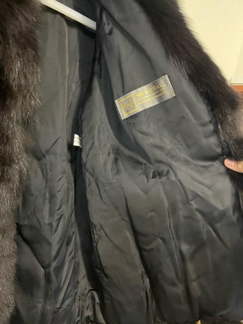 サガフォックス ブラックファーコート 毛皮 コート ROYAL Belle Vison 9号 < 女性ファッション サガフォックス ブラックファーコート 毛皮 コート ROYAL Belle Vison 9号 < 女性ファッションの