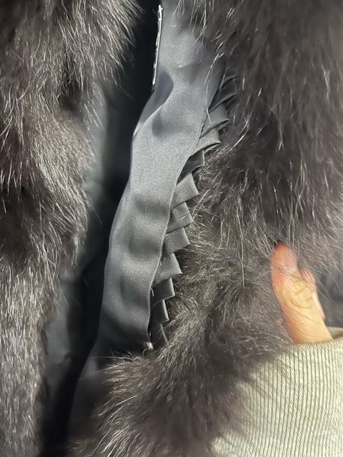 サガフォックス ブラックファーコート 毛皮 コート ROYAL Belle Vison 9号 < 女性ファッション サガフォックス ブラックファーコート 毛皮 コート ROYAL Belle Vison 9号 < 女性ファッションの