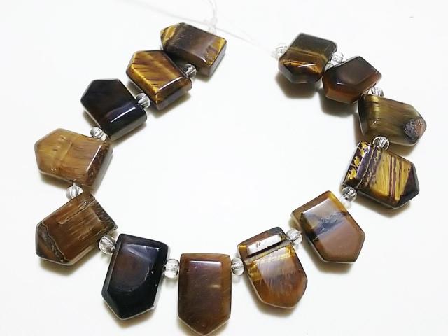 天然石★タイガーアイ 変形 半連 < 女性アクセサリー/時計 天然石★タイガーアイ 変形 半連 < 女性アクセサリー/時計の