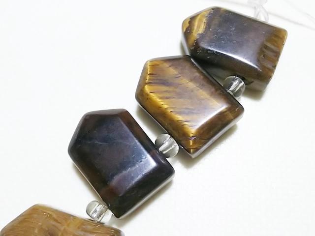 天然石★タイガーアイ 変形 半連 < 女性アクセサリー/時計 天然石★タイガーアイ 変形 半連 < 女性アクセサリー/時計の