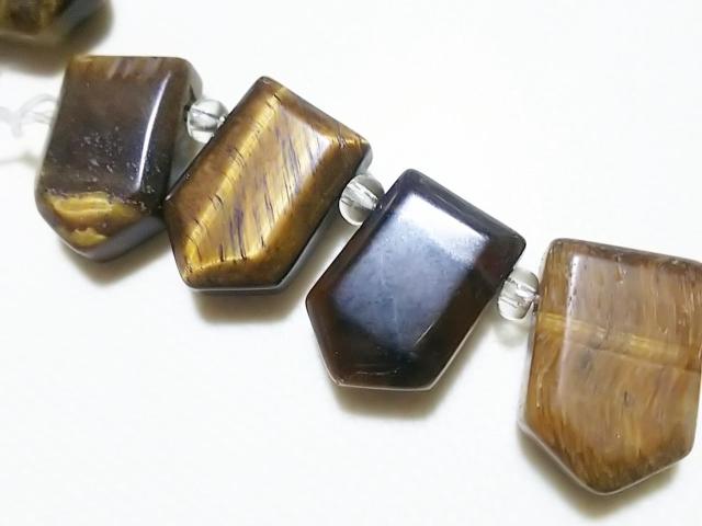 天然石★タイガーアイ 変形 半連 < 女性アクセサリー/時計 天然石★タイガーアイ 変形 半連 < 女性アクセサリー/時計の