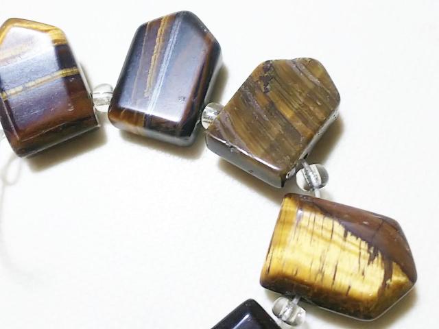 天然石★タイガーアイ 変形 半連 < 女性アクセサリー/時計 天然石★タイガーアイ 変形 半連 < 女性アクセサリー/時計の