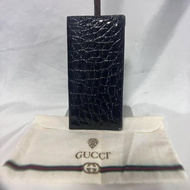 グッチ GUCCI ヴィンテージ クロコダイル長財布 薄型 カード多収納 < ブランド グッチ GUCCI ヴィンテージ クロコダイル長財布 薄型 カード多収納 < ブランドの