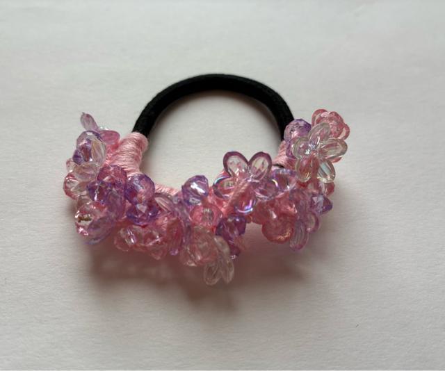 ハンドメイド ヘアゴム キラキラビーズ 盛り盛り♪ さくらいっぱい♪♪ < 女性ファッション ハンドメイド ヘアゴム キラキラビーズ 盛り盛り♪ さくらいっぱい♪♪ < 女性ファッションの