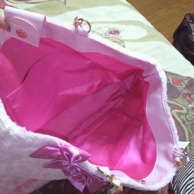 ディズニーミニーマウス もこもこトートバッグ < アニメ/コミック/キャラクター ディズニーミニーマウス もこもこトートバッグ < アニメ/コミック/キャラクターの