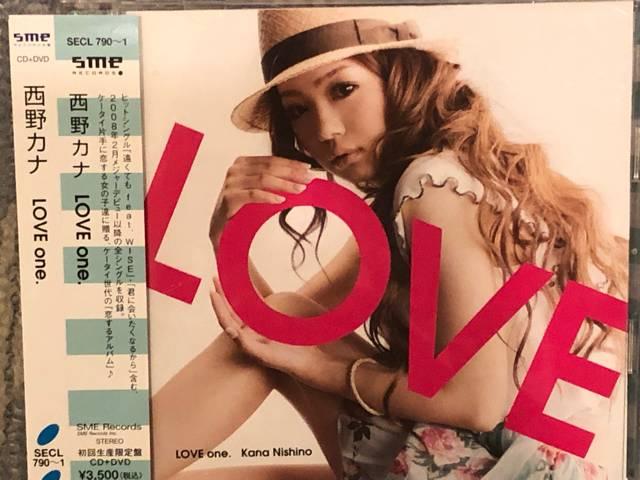 激安!激レア☆西野カナ/LOVE one.☆初回盤/CD+DVD☆帯付!超美品 < タレントグッズ  激安!激レア☆西野カナ/LOVE one.☆初回盤/CD+DVD☆帯付!超美品  < タレントグッズの